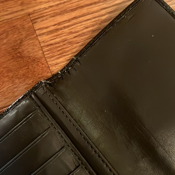 Coach Brown Leather Wallet Snap Head - Picture 10 of 11